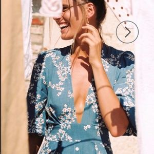 Faithfull the Brand Chloe Midi Dress - Size XS